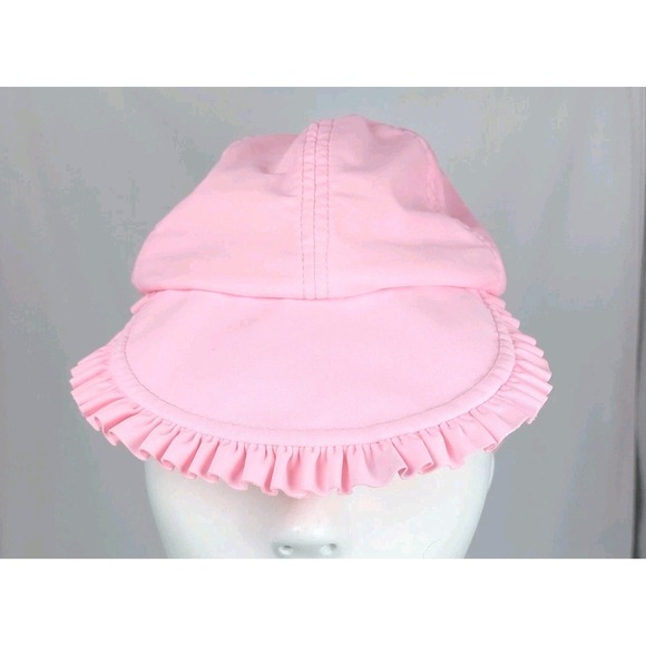 Just One You By Carter'S Other - Carter's Just One You® Baby Girls‎ Solid Sun Hat Neck Guard Ruffle Pink 12-18 M
